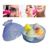 Paquete De 4 Esponjas Beauty Blender Empaque Cola Sirena