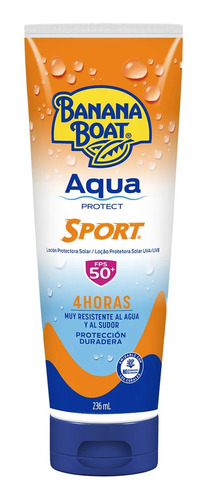 Protector Solar Banana Boat Aqua Protect Sport 4 Hr 236 Ml