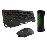 Delux Combo Gamer Avanzado: Teclado K9600, Mouse M800bu, Pad Mouse Negro Teclado Negro