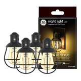 Ge Lighting Luz Nocturna Led Vintage, Luz De Vela Cálida, Lá