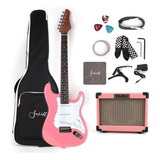 Fojill Kit De Guitarra Electrica De Tamano Completo Para Pri