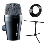 Micrófono Bombo Sennheiser E 902 Con Soporte Micro Para Micr