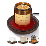 Pusee Plato Calentador De Velas Grande Con 2 Ajustes De Temp