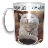 Taza Gatito Meme Café  El Aroma Fav M19nombreycajaregalo