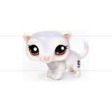 Littlest Pet Shop Lps Furão Cinza Claro Lilas Hasbro