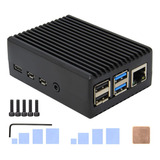 For Raspberry Pi 4 Aluminum Case Heavy Duty Passive Cooling