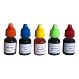 5 Pigmentos Para Jabón Glicerina 10 Ml. C/u Colorantes