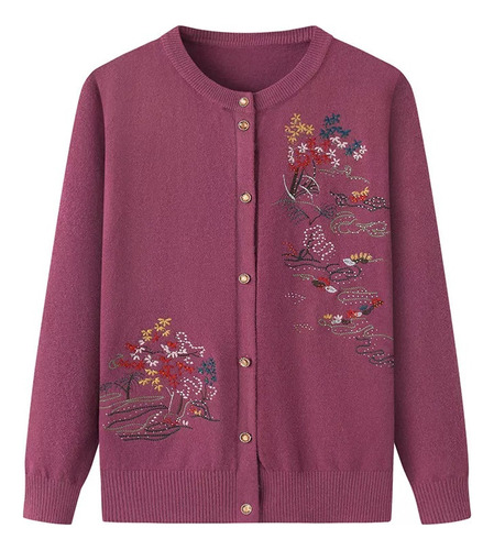 Cárdigan Pequeño Tipo Suéter Primavera-otoño Para Madre De M