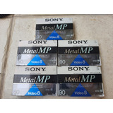 Fita Super Video 8 Sony Metal Mp 120 Ntsc Novo