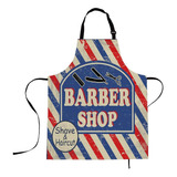 Yibeas Barber Shop - Delantal De Barberia, Tijeras De Corte