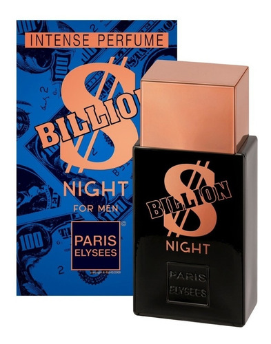 Perfume Billion Night Paris Elysees Masculino 100 Ml