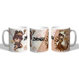 Taza Zhongli, Genshin Impact De Plástico