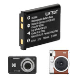 Bat Extra Para Kodak Pixpro Fz55 Instax Mini 90 Neo 700mah