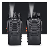 Pack X2 Walkie Talkies Camping Distancia Transmisor Baofeng 