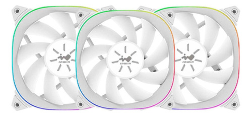 Kit 3 Ventiladores In Win Sirius Extreme Pure Ase120p 120mm Led Rgb