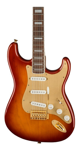 Guitarra Electrica Squier 40th Aniv Stratocaster Sienna Sb