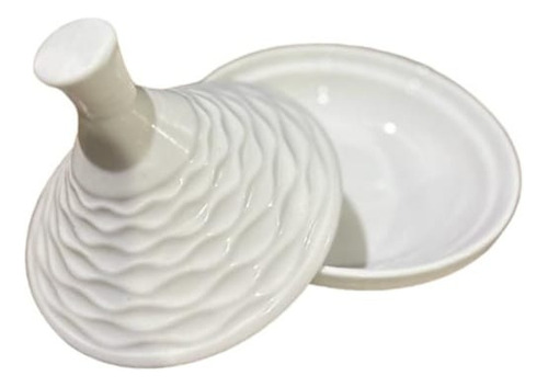 Saleiro De Porcelana Tagine Branco 200ml