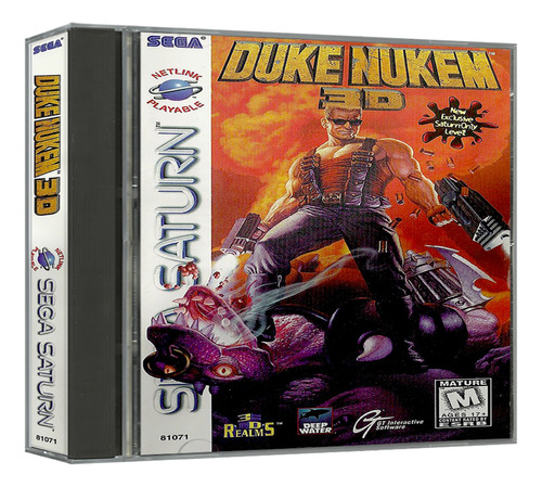 Duke Nukem 3d - Sega Saturno - V. Guina Games