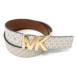 Michael Kors - Conjunto De Cinturón De Piel Y Logotipo Rever