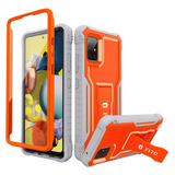 Funda Para Galaxy A51 + Protector Orange