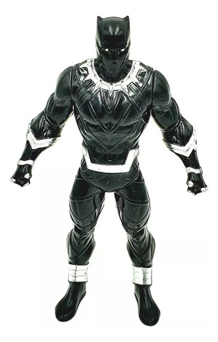 Figura Heroe Blanck Panther Pantera Negra Economico 24cm