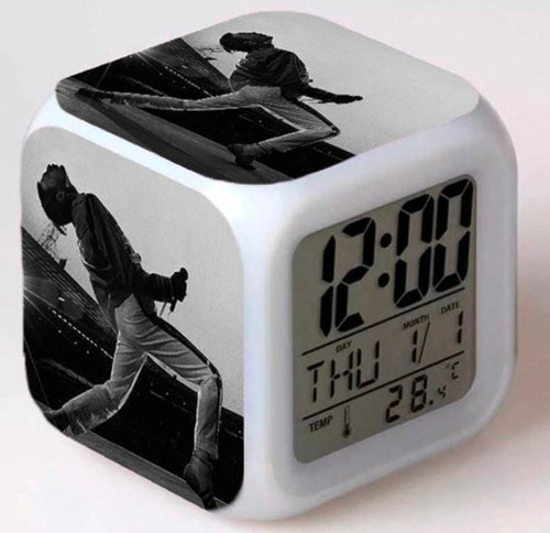 Reloj Despertador Freddie Mercury, Queen,bohemian Rhapsody,o