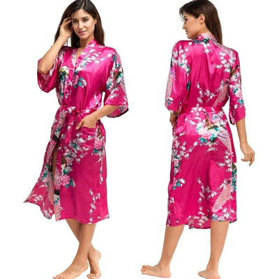 Moda Japonesa Bata Kimono Yucata Pijama Sexy Corta Yrb03 | Meses sin interés