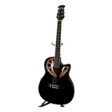 Guitarra Electroacústica Campero Tipo Ovation Negra