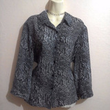 Limpia De Closet Blusa Tipo Camisa Animal Print Katlie Lee