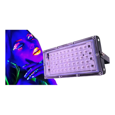 Reflector Led 50w Luz Negra Uv Curado Resina Ultravioleta | MercadoLibre