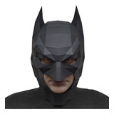 Máscara Batman Plantilla Para Armar Papercraft (formato Pdf)