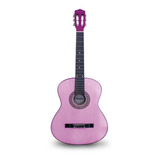 Guitarra De Madera 39  Pink + Accesorios / 03-hx0031