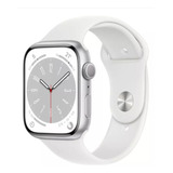 Apple Watch Series 8 Gps 45mm Reloj Sport Band Blanco  M/l