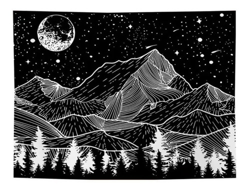 Tapiz De Pared Manta Decorativa Diseño De Montañas