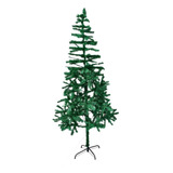 Árvore De Natal De Chão Verde 450 Galhos 210cm Natalina