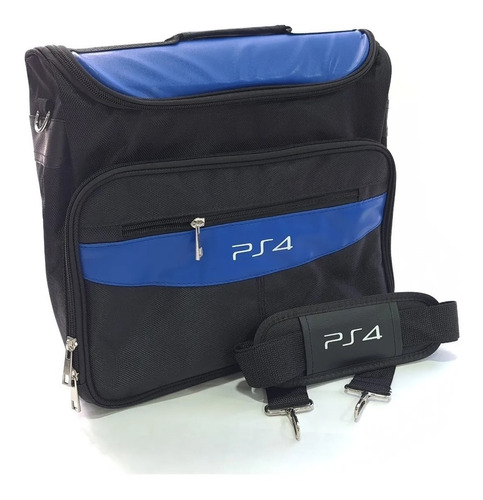 Bolso Mochila Consola Ps4 Joysticks Juegos Compartimientos 