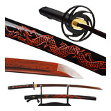 Espada Katana Samurai Japonesa Forjada A Mano 1095 Acero Al