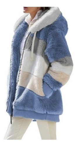 Lazhu Fall And Winter Loose Plush Hooded Coat 1