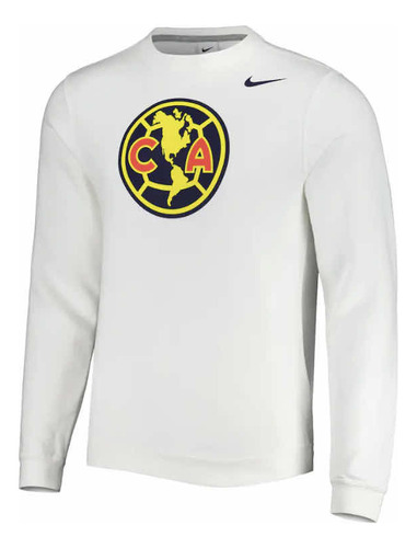 Nike Club America Sudadera Fleece Pullover - Blanco (medium)