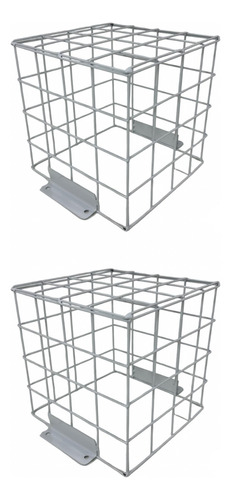 Combo X2 Jaulas Rejas 20x20x20 Para Cámaras De Seguridad 