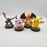 Lote De Amiibo - Pikachu Charizard Greninja Jigglypuff Smash