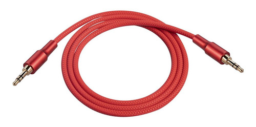 Cable Auxiliar De 3,5 Mm Para Computadora, Tabletas, Rojo