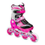 Patines Semiprofesionales Canariam Usados Speed Way Rosa 33