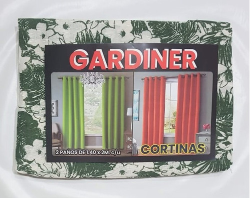 Juego Cortinas Estampadas Barral Living Comerdor Dormitorio