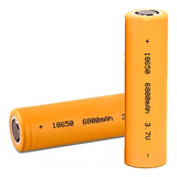 Bateria Pila 18650 Recargable  X2 6800 Mah 3.7 Vol Linternas