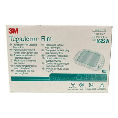 Apósito Transparente Tegaderm Film De 4,4 X 4,4 Cms 100 Unid | Envío gratis