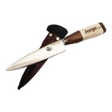 Cuchillo Fab.en Tandil Juca 14cm Personalizado Comb. C/vaina
