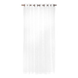 Set 2 Velos De Cortina Bordado Blanco 140x230 Bosque