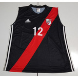 Camiseta Básquet River 2016 Negra #12 T. 12 Detalles