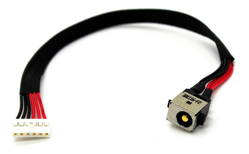 Conector Dc Jack Com Cabo Compatível Com Asus X450c